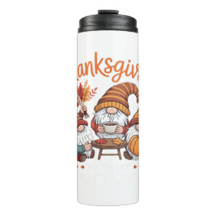 Erntedank Gnome Fall Leopard Türkei Essential T Thermosbecher