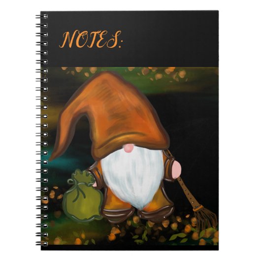 ERNTEDANK GNOME NOTIZBLOCK (Vorderseite)