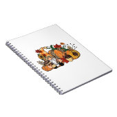 Erntedank Gnomes Herbstlaubs Gnomes Funny Fall Notizblock (Rechte Seite)