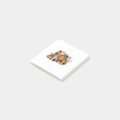 Erntedank Gnomes Herbstlaubs Gnomes Funny Fall Post-it Klebezettel (angewinkelt)