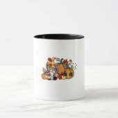 Erntedank Gnomes Herbstlaubs Gnomes Funny Fall Tasse (Zentrum)