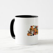 Erntedank Gnomes Herbstlaubs Gnomes Funny Fall Tasse (Vorderseite Links)