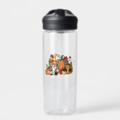 Erntedank Gnomes Herbstlaubs Gnomes Funny Fall Trinkflasche (Vorderseite)
