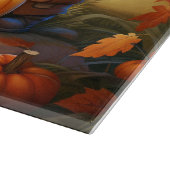 Erntedank Gnomes Personalisiert Schneidebrett (Ecke)