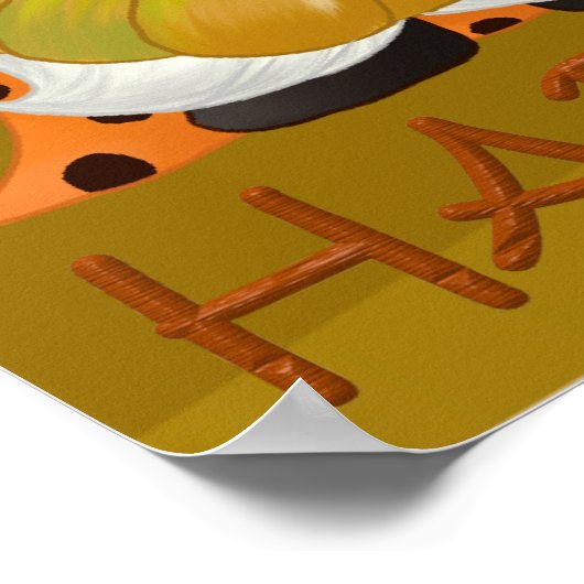 Erntedank Gnomes Poster (Ecke)