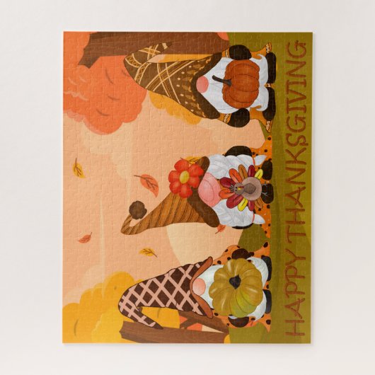 Erntedank Gnomes Puzzle (Vertikal)