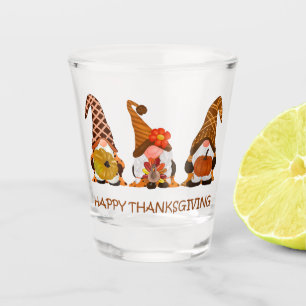 Erntedank Gnomes Shot Glass Schnapsglas