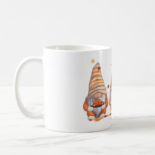 Erntedank Gnomes Tasse (Links)