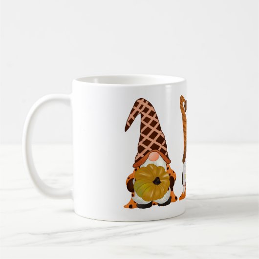 Erntedank Gnomes Tasse (Links)