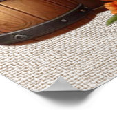 Erntedank Gnomes Trio Art Poster (Ecke)