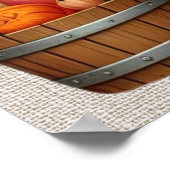 Erntedank Gnomes Trio Art Poster (Ecke)