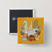Erntedank Gnomes Trio Button (Vorne & Hinten)