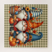 Erntedank Gnomes Trio Puzzle (Horizontal)