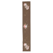 Erntedank Gobbler Türkei und Pumpkins Großer Tischläufer (Vorderseite)