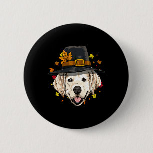 Erntedank Golden Retriever Pilgriever Türkei Day A Button