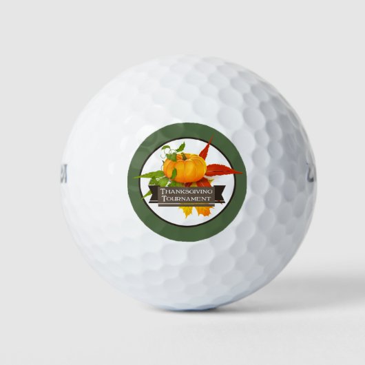 Erntedank Golf Turnier, Golfplätze Golfball (Vorderseite)