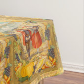 Erntedank Grateful Pilgrims Table Tuch Tischdecke (Beispiel)