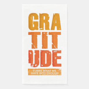 Erntedank Gratitude Family treffen sich Serviette