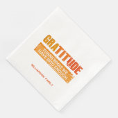 Erntedank Gratitude Family treffen sich Serviette (Ecke)