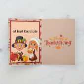 Erntedank Green Bean Casserole Spaß Karte (Innenseite)