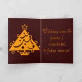 ERNTEDANK GREETINGS FEIERTAGSKARTE (Innenseite)
