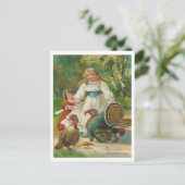 Erntedank Greetings Feiertagspostkarte (Stehend Vorderseite)