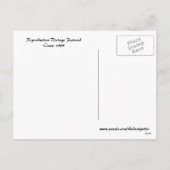 Erntedank Greetings Feiertagspostkarte (Rückseite)