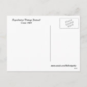 Erntedank Greetings Feiertagspostkarte (Rückseite)