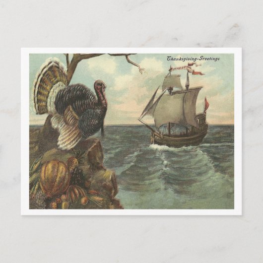 Erntedank Greetings Feiertagspostkarte (Vorderseite)