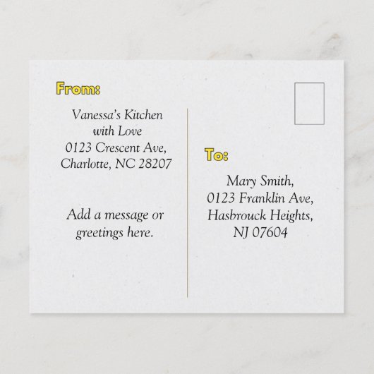 Erntedank "Grillkäse Fries Recipe Card" (Rückseite)