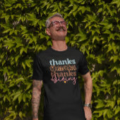 Erntedank Groovy Typografie Design T-Shirt