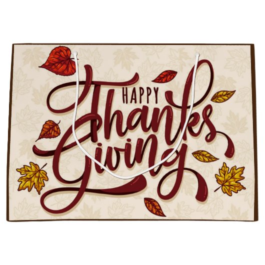 Erntedank Große Geschenktüte (Vorderseite)