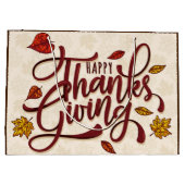 Erntedank Große Geschenktüte (Rückseite)