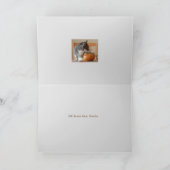 Erntedank Gruß mit Cat Grußkarte Feiertagskarte (Innenseite)