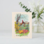 "Erntedank Gruß" Postkarte (Stehend Vorderseite)