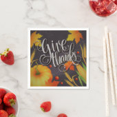 Erntedank Gruß Serviette (Beispiel)