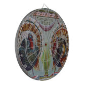 Erntedank - Grüße 1906 Dartscheibe (Vorderseite Links)
