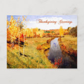 Erntedank Grüße. Fine Art Postkarte (Vorderseite)