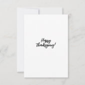 Erntedank Grüße - Tropischer Stil Dankeskarte (Rückseite)