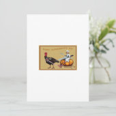 Erntedank-Grußkarte Dankeskarte (Stehend Vorderseite)