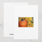 Erntedank-Grußkarte Dankeskarte (Vorne/Hinten)