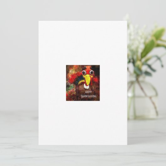 Erntedank-Grußkarte Dankeskarte (Stehend Vorderseite)