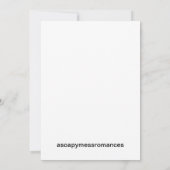 Erntedank-Grußkarte Dankeskarte (Rückseite)