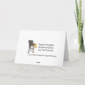 Erntedank-Grußkarte Feiertagskarte (Rückseite)