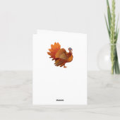 Erntedank Grußkarte Feiertagskarte (Rückseite)