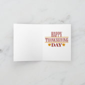 Erntedank Grußkarte Feiertagskarte (Innenseite)