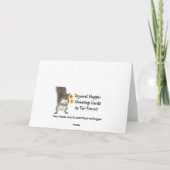 Erntedank-Grußkarte Feiertagskarte (Rückseite)