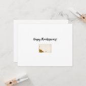 Erntedank-Grußkarte Karte (Vorderseite/Rückseite Beispiel)