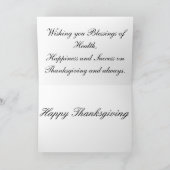 Erntedank Grußkarte mit Angebot Feiertagskarte (Innenseite)