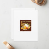 Erntedank-Grußkarte Mitteilungskarte (Vorderseite/Rückseite Beispiel)